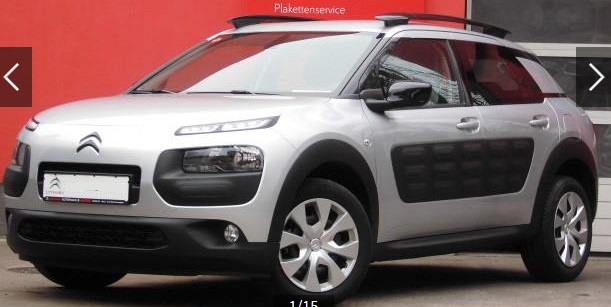 Left hand drive CITROEN C4 CACTUS eHDi92